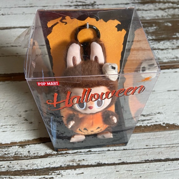 New POP MART Happy Halloween Party Series-Sitting Pumpkin Vinyl Plush Pendant - Picture 4 of 11